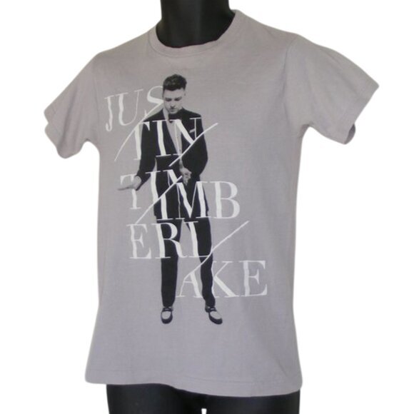 JUSTIN TIMBERLAKE Concert Tshirt, S, Gray, 2014, 2 sided, Short sleeves - Picture 4 of 10